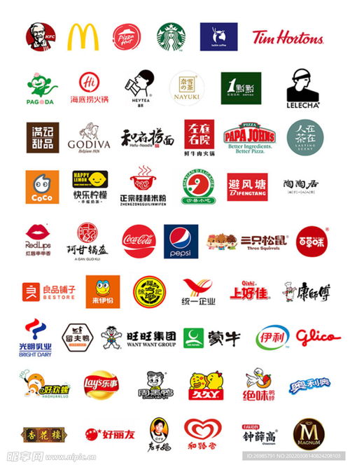 品牌logo餐飲食品設計圖